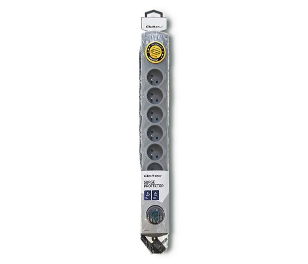 QOLTEC Quick Switch | 8 gniazd | 3m | szara 50168 - 462013 - zdjęcie 4